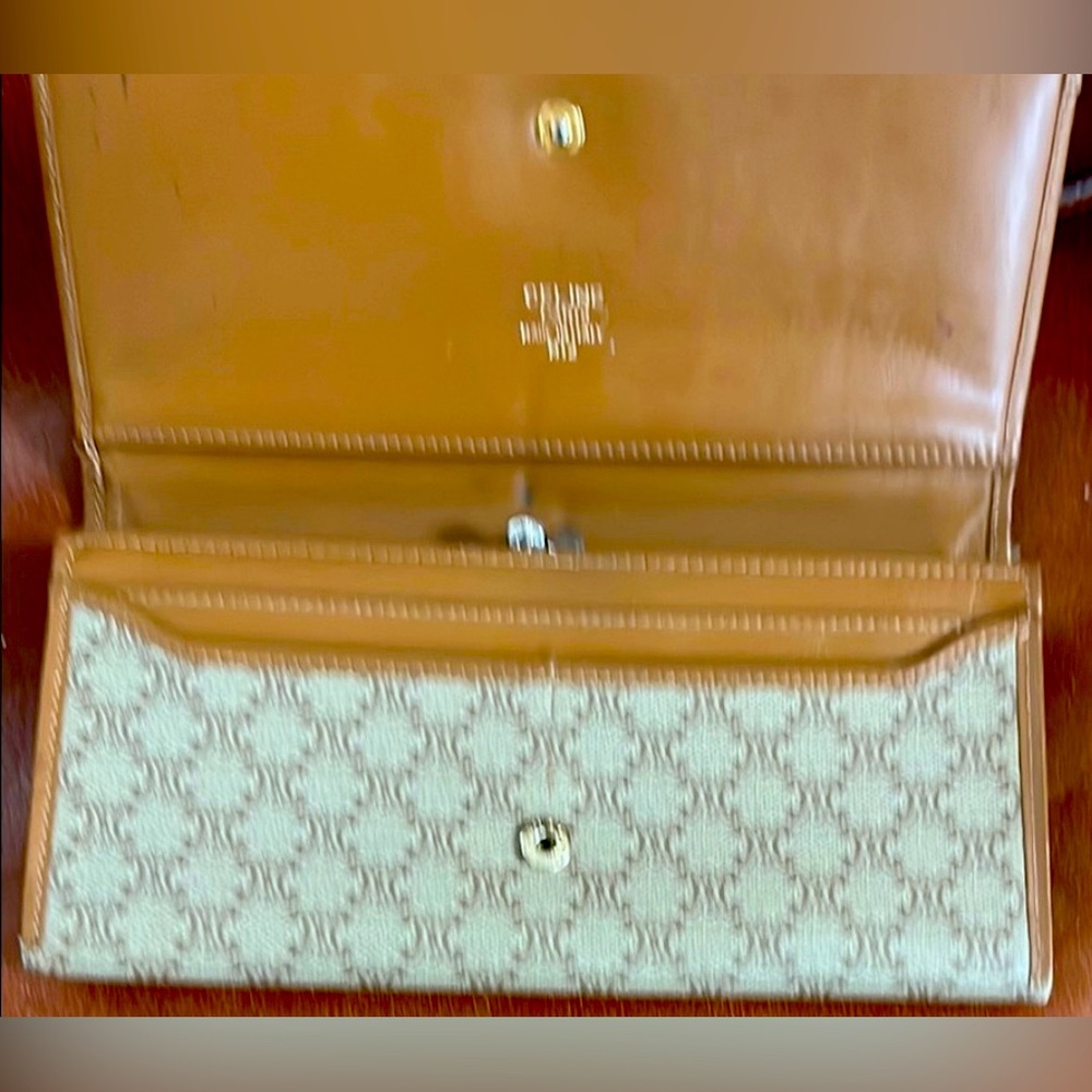 Celine  macadam Beige and Brown Crossbody Bag with Wallet - Picture 12 of 13